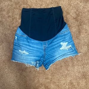 Isabell maternity Jean shorts
